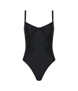 BALCONETTE MAILLOT- BLACK