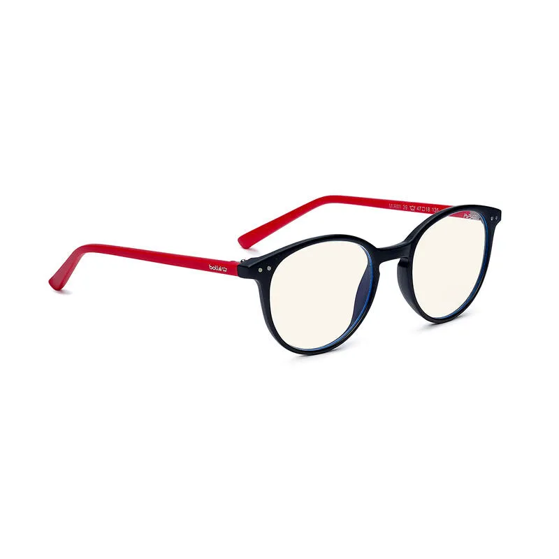 Bolle Safety MIAMI- Kids ProBlu Clear Lens Black Frame W/Red Temples -(PRBMIAM108)