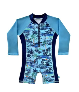 Boy's Vintage Surf Onesie