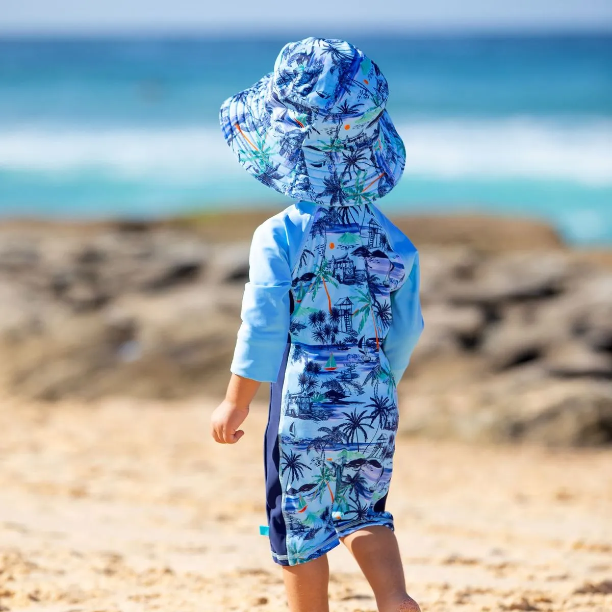 Boy's Vintage Surf Onesie