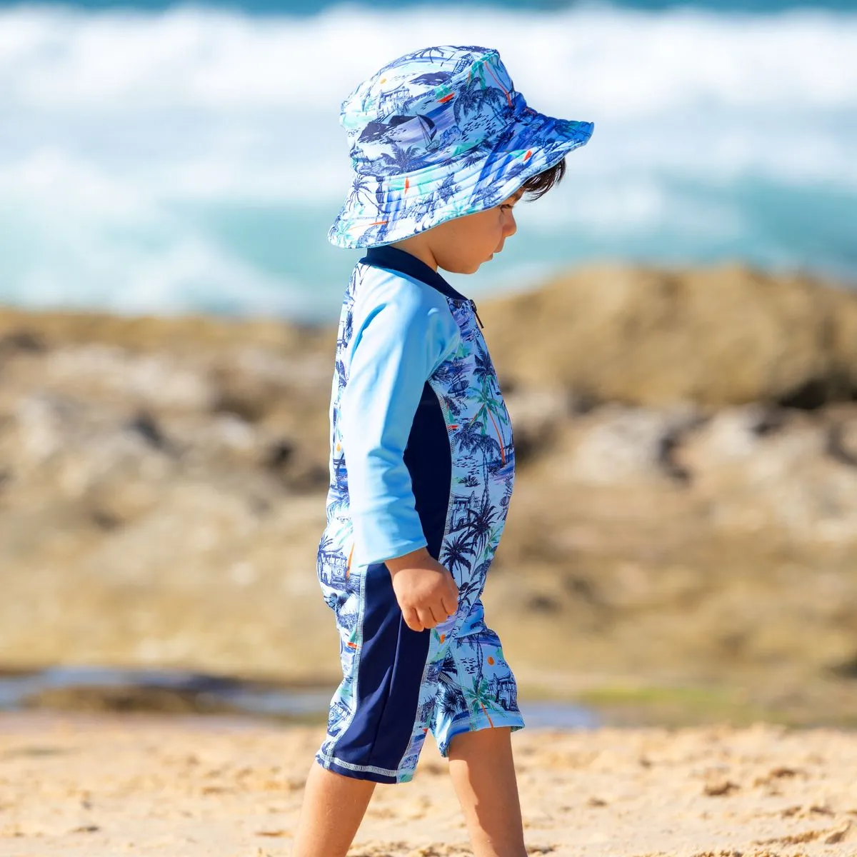 Boy's Vintage Surf Onesie