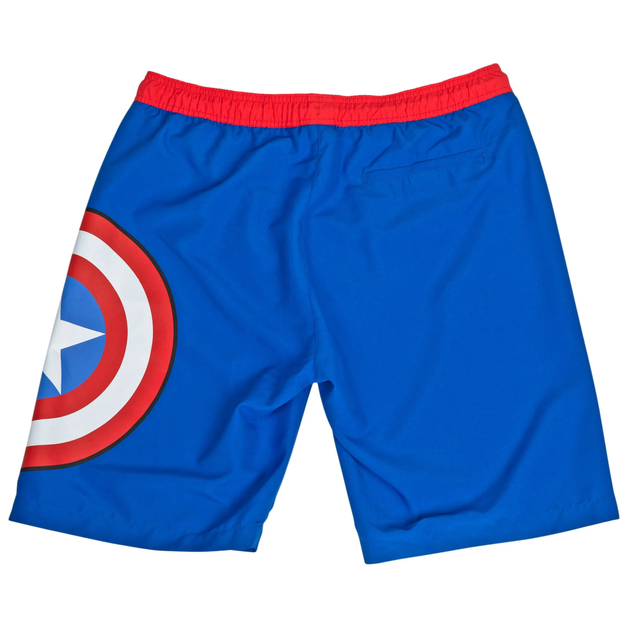 Captain America Shield Logo Board Shorts