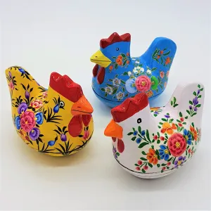 DALIT GOODS Co. Kashmiri Style Hen Trinket Box - Choice Of Colours