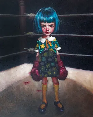 Dig Deep Hand Embellished Canvas by Craig Davison