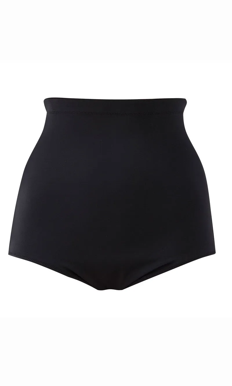 Essentials Black High Waist Brief