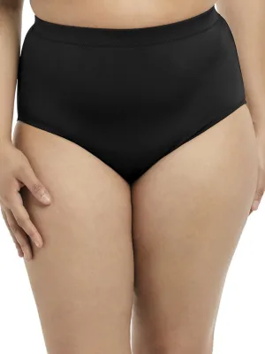 Essentials Classic High Rise Bikini Brief - Black