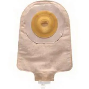 Hollister Premier One-Piece Urostomy Pouch, 1-3/8" Pre-Cut Convex Flextend Skin Barrier, 9" L, Beige