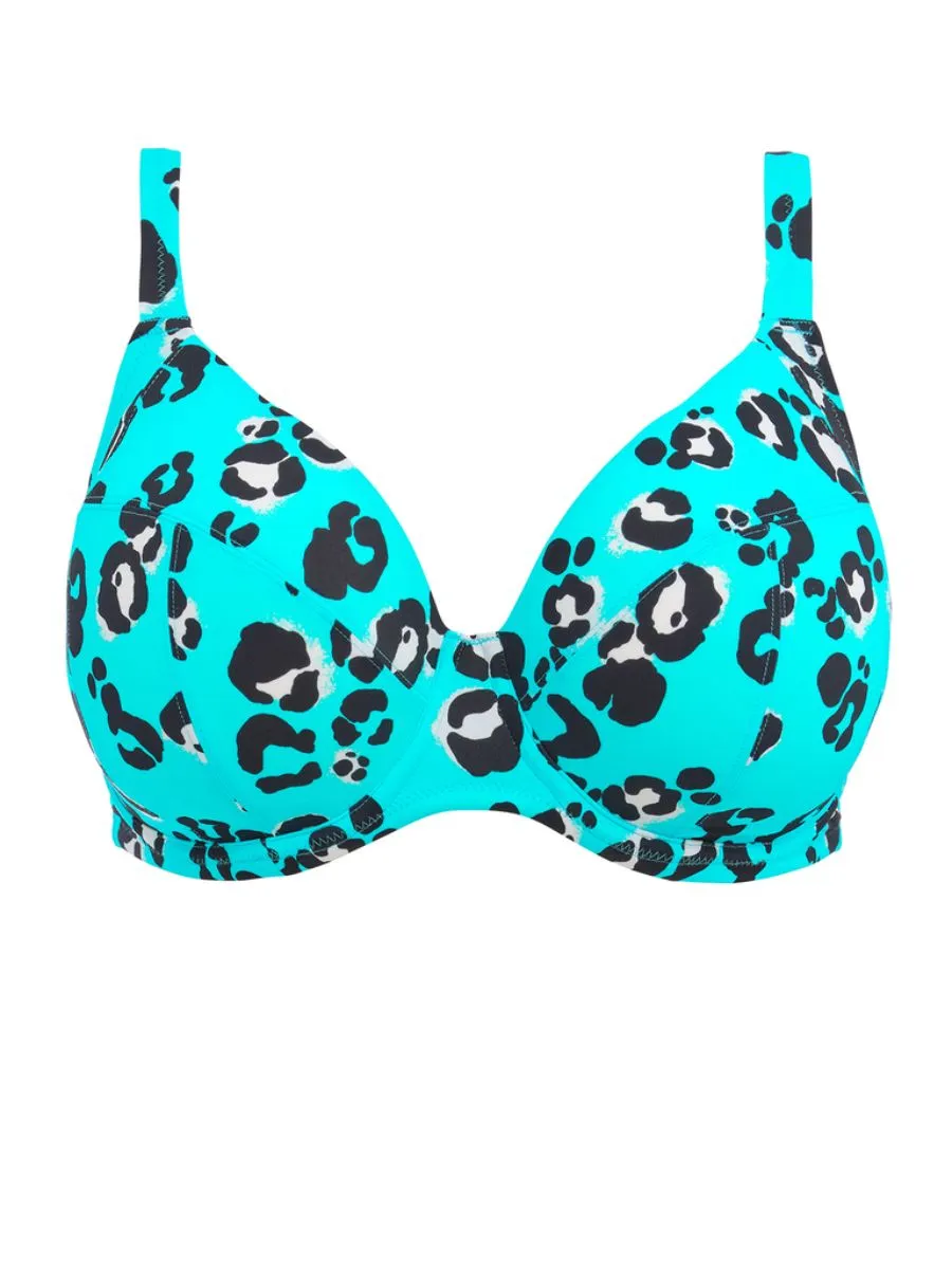 Kotiya Plunge Bikini Top - Lagoon