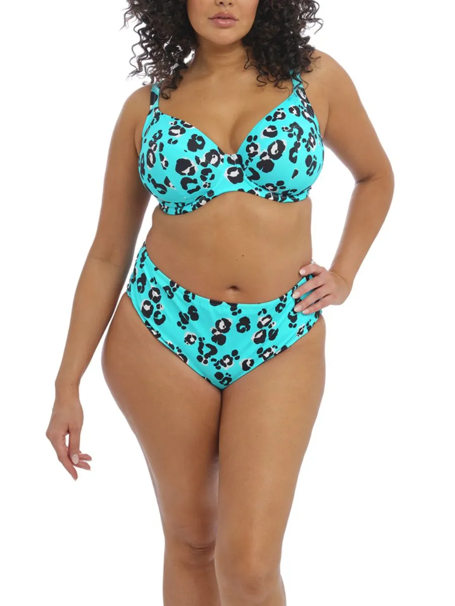 Kotiya Plunge Bikini Top - Lagoon