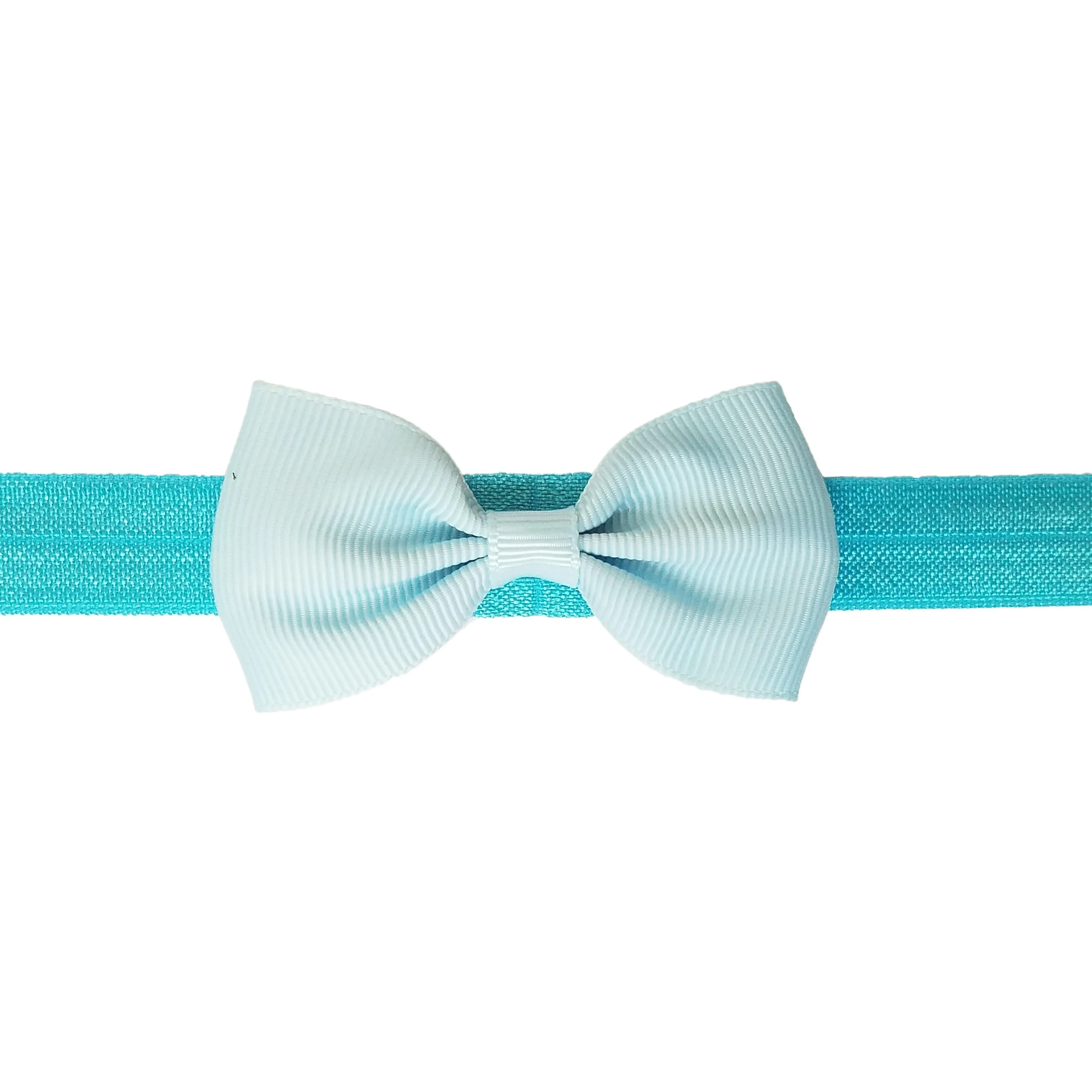 Light Blue 2.5" Grosgrain Hair bow Headband