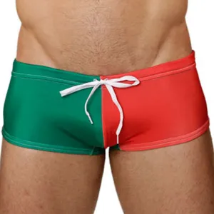 Mensuas MN8005 Italy Flag Swim Trunk