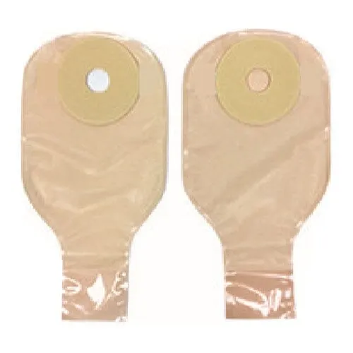 Nu-Hope Nu-Flex™ Drainable Pouch, 1-1/8" Stoma, Pre-Cut, Nu-Comfort Standard Wear Barrier, Post-Operative, Extra Deep Convex, Adult, 24 oz Capacity