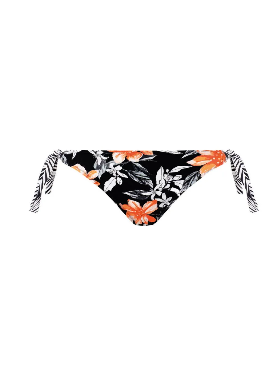 Port Maria Tie Side Bikini Brief - Black