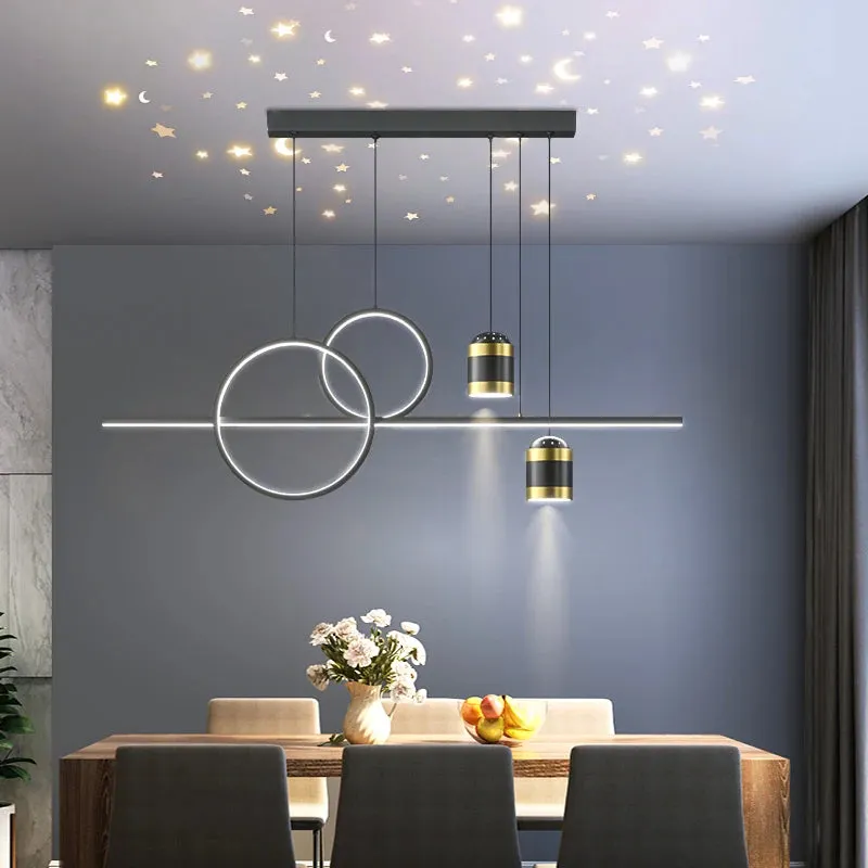 QIYI Starry Light Projection New LED Pendant Lights home Decoration Fixture