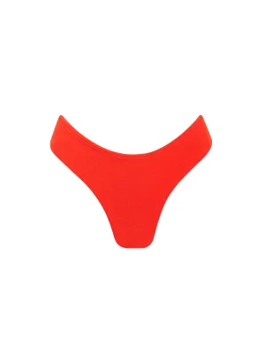 sustainable swimwear bottoms emma red orange